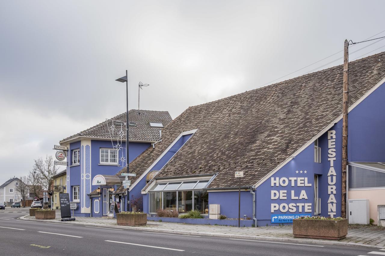 Hotel Restaurant De La Poste Mulhouse Ottmarsheim Bantzenheim Luaran gambar